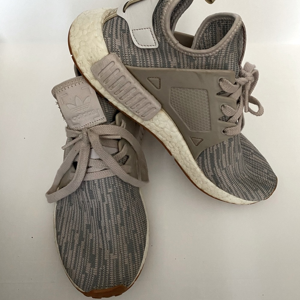 Adidas Boost NMD running shoes.